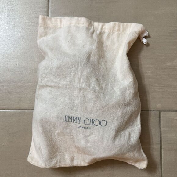 NEW Jimmy Choo Ballet Pink Shimmer Strappy High Heel Stiletto Sandals Size 40 EU - Picture 6 of 16